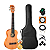 Kit Ukulele Tenor Elétrico Shelby SU25M Em Mogno Completo - Imagem 1