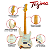 Kit Guitarra Stratocaster Tagima TG-530 Olympic White Completo - Imagem 2
