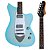 Guitarra Tagima Jazzmaster Cosmos Oasis Ocean Blue Swamp Ash - Imagem 3