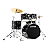 Bateria Acústica Completa Tama Stagestar ST50H5C Black - Imagem 1