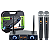 Microfone Sem Fio Duplo Recarregável UHF Karsect KRD200 DR - Imagem 4