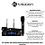 Microfone Duplo Sem Fio Dinâmico Kadosh K-492M - Imagem 2