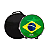 Pandeiro Torelli Brasil Cristo 10" Verde Pele Nylon Com Bag - Imagem 1