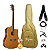 Kit Violão Tagima Okoume Flamed FS-200 Fishman Completo - Imagem 1