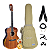 Kit Violão Nylon Elétrico Seizi Nagoya Mirai Mahogany Completo - Imagem 1