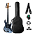 Kit Baixo Tagima Jazz TW-73 5 Cordas Deep Silver Completo - Imagem 1