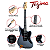 Kit Guitarra Jazzmaster Tagima TW-60 Deep Silver Com Capa - Imagem 2