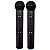 Microfone Sem Fio Duplo UHF Profissional Dylan UDX-02 - Imagem 3