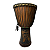 Tambor Djembê Percussão Africana 12" X 60 Cm Pele Couro - Imagem 1