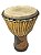 Tambor Djembê Percussão Africana Médio 9" X 50 Cm Pele Couro - Imagem 5