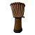 Tambor Djembê Percussão Africana Médio 9" X 50 Cm Pele Couro - Imagem 1