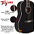 Violão Parlor Tagima Memphis AD-40 Aço Preto Fosco Acústico - Imagem 2