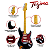 Kit Guitarra Stratocaster Tagima TG-530 Preta Tortoise Capa - Imagem 7