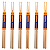 Baqueta De Bateria Williams Hickory 5A Medium Rock 6 Pares - Imagem 1