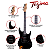 Kit Guitarra Stratocaster Tagima TG-520 Preto Completo - Imagem 2