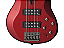 Contrabaixo Yamaha TRBX305 5 Cordas Ativo Vermelho - Imagem 5