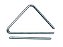 Torelli Triângulo 15 Cm Cromado Tl602 de Aço Percussão Forró - Imagem 2
