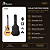 Kit Viola Caipira Ponteio Rozini Acústica Fosca Rv151 Completo - Imagem 2