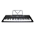 Teclado Musical Spring TC-261X 61 Teclas USB Timbres E Ritmos - Imagem 9
