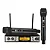Microfone Duplo Sem Fio UHF Cardióide Kadosh K402M - Imagem 3