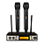 Microfone Duplo Sem Fio UHF Cardióide Kadosh K402M - Imagem 1