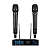 Microfone Duplo UHF Sem Fio Dylan QS-5 Com 200 Canais - Imagem 6