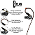 Fone De Ouvido In-ear Com Dois Drivers Dylan DE-225 Preto - Imagem 2