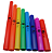 Tubos Musicais Boomwhackers Escala Diatônica Liverpool - Imagem 1