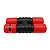 Ganzá Chocalho Shaker Alto Vermelho Liverpool - Imagem 1