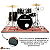Tapete Para Bateria Williams 200x160 Persa Antiderrapante - Imagem 2