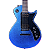 Guitarra Tagima Sixmart Single Cut Delay Reverb Blue + Acessórios - Imagem 3