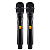Microfone Sem Fio Duplo Profissional Dylan D-9000S UHF - Imagem 5
