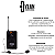 Microfone Sem Fio Headset Lapela Dylan UDX-03 Multi 30 Canais - Imagem 2
