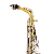 Saxofone Alto Eagle Em Mib Acabamento Laqueado SA500LN + Case - Imagem 4