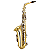 Saxofone Alto Eagle Em Mib Acabamento Laqueado SA500LN + Case - Imagem 6