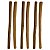 Bastão Maculelê Grimas Para Capoeira E Dança 40CM Kit 3 Pares - Imagem 1