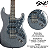 Guitarra Superstrato Seizi Fun Katana Musashi Space Grey Com Bag - Imagem 2