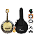 Kit Banjo Elétrico 4 Cordas Estudante Caixa Larga Toks Completo - Imagem 1