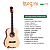 Kit Violão Elétrico Rozini Studio Nylon Fosco Rx210 Completo - Imagem 2
