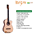Kit Violão Elétrico Nylon Rozini Profissional Rx515 Completo - Imagem 2
