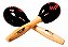 Maraca de Madeira Infantil PHX Mini – 21 cm (Par) - Imagem 1