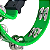 Pandeiro Meia Lua Liverpool Verde Profissional PML001VD - Imagem 4