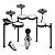 Bateria Eletrônica Alesis Nitro Max Bluetooth - Imagem 1