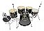Bateria Acústica Mapex Comet Cor Ebony Yellow Grain - Imagem 2