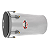 Rebolo Cônico 10"x45 Contemporânea Light Alumínio + Pele Couro - Imagem 4