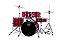 Bateria Acústica Mapex Comet Cor Infra Red - Imagem 2