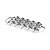 Torelli Rocar em Alumínio Platinelas em Aço 34cm RR022 - Imagem 1