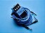 Cabo Boss Para Instrumento P10 x P10L de 3m Azul - Imagem 3
