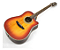 Violão Strinberg DD5SC CB Diamond Folk EQ Cherry Burst (CB) Com Case - Imagem 4