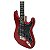 Guitarra Elétrica Giannini G-101 Metallic Red com escudo Black (MR/BK) - Imagem 3